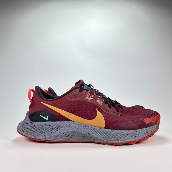 Nike Pegasus Trail 3 Dark Beetroot Running Shoes DA8697-600 Men's Size 11.5 - Picture 1 of 10